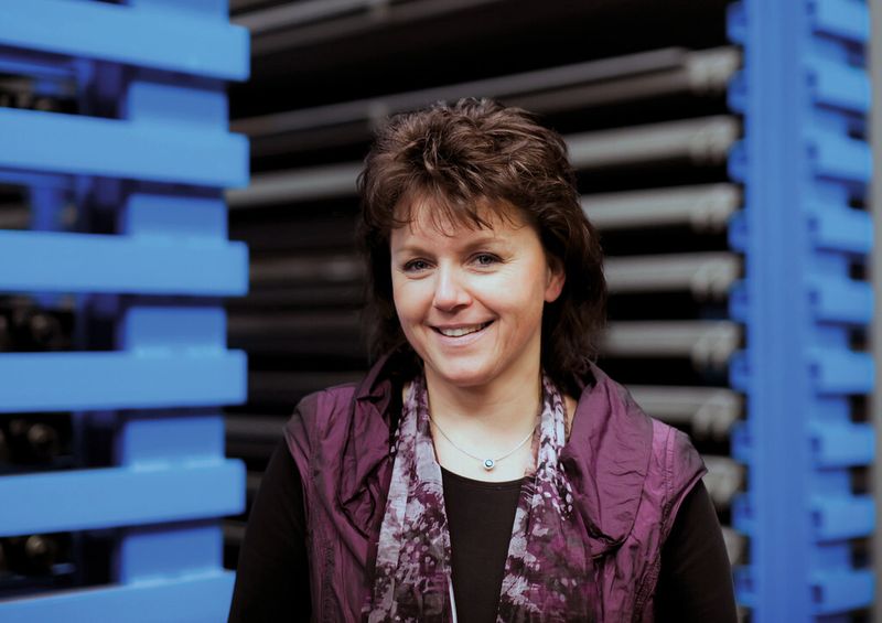 Christel Schreiber, Geschäftsführerin von MKS Metallbau Schreiber. (Bild: Stopa)