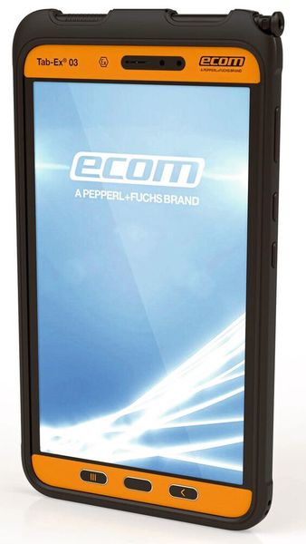 With the new Tab-Ex 03, mobile workers get a tablet with the latest specifications, which enables significant time and cost savings in the completion of their daily work.  (Ecom Instruments)