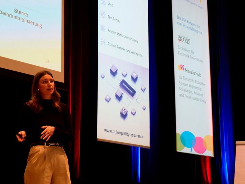 Keynote speaker Carina Stöttner, founder of Themis Foresight (Image:Nicolas Det)