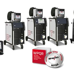 Mit dem WPQR-Paket von EWM erstellt die WPK qualifizierte Schweißanweisungen nach Standardschweißverfahren für sämtliche EWM-Schweißgeräte – unabhängig von der Baureihe.