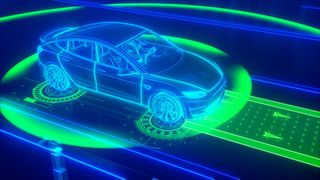 Lidar-Technologie zum Abtasten der Umgebung für das autonome Fahren. (Fraunhofer Institut)