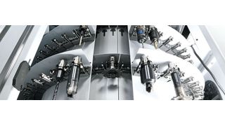 Das Werkzeug-Terminal von Wassermann verfügt über bis zu drei ineinanderlaufende Trommeln und baut daher extrem kompakt. (Wassermann Technologie, Deutschland)