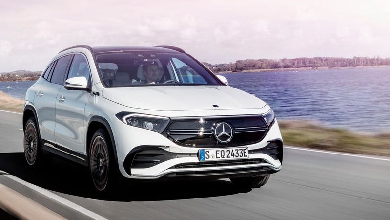 Der Mercedes EQA wird ab dem Frühjahr ausgeliefert.