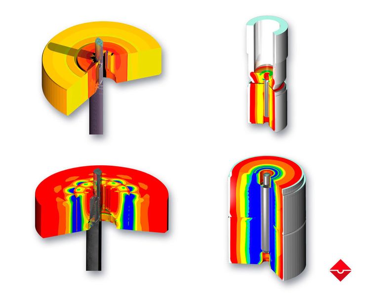 Simulationssoftware für die Massivumformung kann auch helfen, Prozesse zu analysieren. (Bild: Simufact)