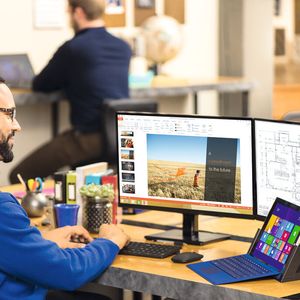 Microsoft setzt auf Zusammenarbeit via Cloud.