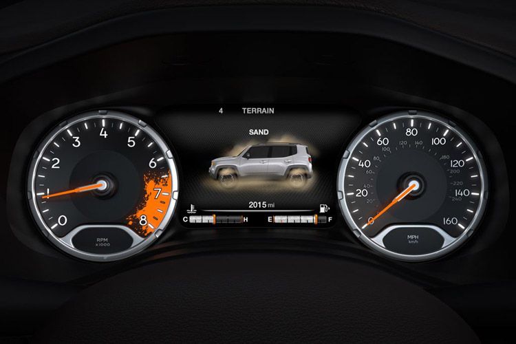 Die Traktionskontrolle verfügt je nach Variante über vier oder fünf Fahrmodi. (Foto: Jeep)