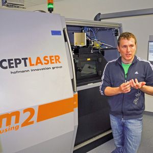 Christoph Hauck, Geschäftsführer von Toolcraft: „Laserschmelzen bedeutet einen Quantensprung, um funktionelle, kompakte und preisgünstige Bauteile anzubieten.“