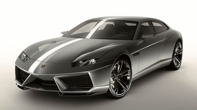 Die Studie „Estoque“ könnte als Vorbild für Lamborghinis erstes E-Auto dienen.(Bild:  Lamborghini)