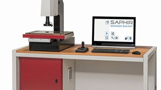 Mit viel Zubehör und funktionsgespickter Saphir-Messsoftware stattet Schneider Messtechnik die Baureihe WM 1 aus seiner Fertigungsmesstechnik aus. Halle 6 am Stand D37. (Schneider Messtechnik)