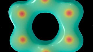 Der aromatische [N₆]⁴⁻-Hexazinring (Bild: Dominique Laniel)