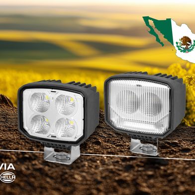 Hella produces headlights in Mexico for work and agricultural machinery. (Image:  Forvia Hella)