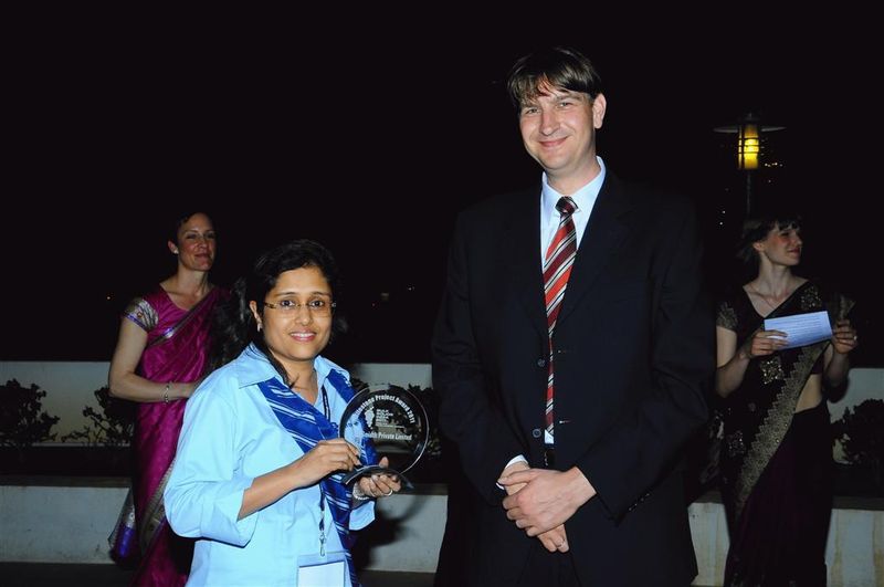 FLSmidth representative Babitha Santhosh received the 