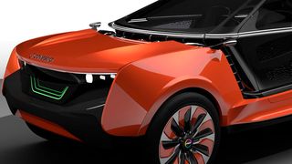 Covestro is presenting a new concept in electric car design at this year's VDI Plastics in Automotive Engineering conference. Based on pioneering plastics technologies, the concept incorporates current trends in the automotive design. Partners for the development of the concept were automotive supplier HELLA and the distinguished Umeå Institute of Design in Sweden.  (Covestro)