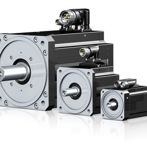 Die Synchron-Servomotoren der Baureihe EZ sind kompakt, bieten ein maximales Drehmoment, eine hohe Dynamik und geringe Drehmomentwelligkeit. (Bild:  Stöber Antriebstechnik)