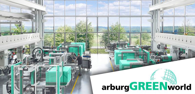 Arburg kann sich über eine „Carbon Disclosure Projects (CDP)“-Bewertung der Kategorie „B“ freuen. Ausgewertet wurden die CO2-Emissionen, Klimarisiken sowie die Reduktionsziele und -strategie des Unternehmens. (Arburg)