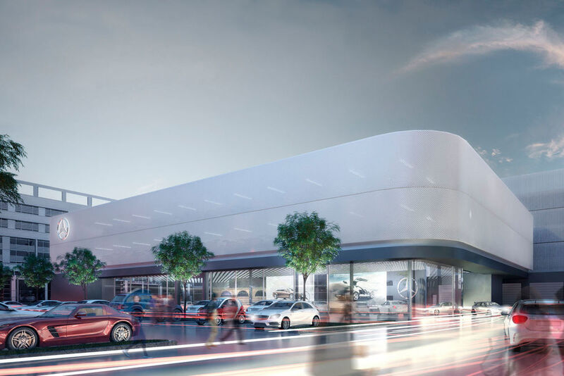 Dem Konzept für die neue Mercedes-Welt in Berlin wird das für den Flagship-Store in Stuttgart sicher in nichts nachstehen. (Daimler)