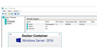 Docker-Container bieten unter Windows Server 2016 ganz besondere Vorteile und sind sehr einfach zu verwalten. (Joos / Microsoft)