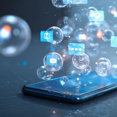 RCS bringt moderne, interaktive Business-Kommunikation direkt in die native Nachrichten-App – ganz ohne zusätzliche Installation. (Bild: Midjourney / KI-generiert)