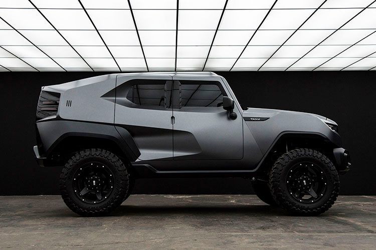 Optional gibt es in einem Offroad-Pakt 37-Zoll-Räder. (Rezvani Motors)