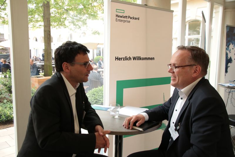 (v. l.) Ulrich Seibold und Thomas Kitz von HPE. (Vogel IT-Medien GmbH)