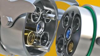 Die universelle Mehrfachkupplung Multiline E von Eisele kombiniert alle Medienleitungen für die Roboterversorgung. (Eisele)