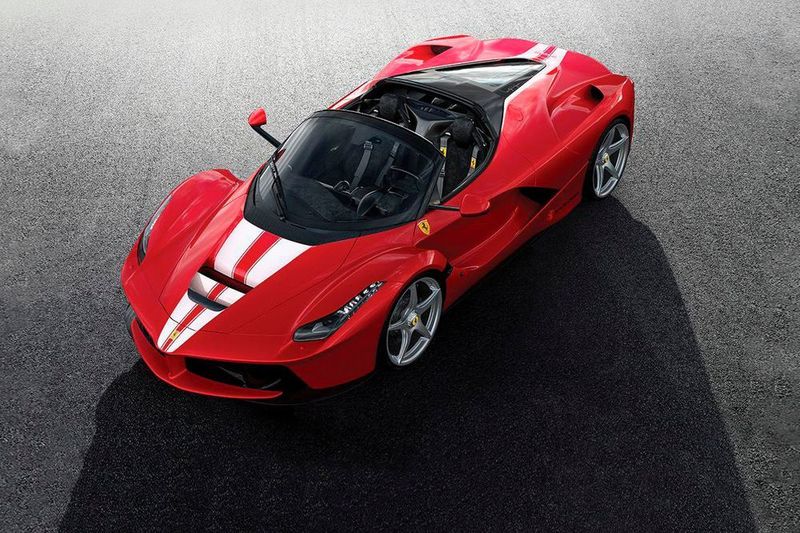 Platz 3: Ferrari La Ferrari Aperta (2007) für 10.043 Mio. US-Dollar (8.5 Mio. Euro). (Sotheby's)