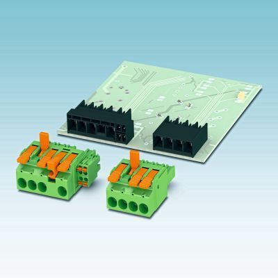 Bild 2: Die neuen Leiterplatten-Steckverbinder LPCH 6 (links) und LPC 6 von Phoenix Contact beweisen, dass auch passive Komponenten intelligente Lösungen bieten können. (Phoenix Contact )
