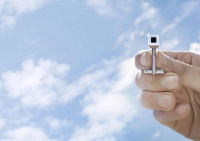 The Smog Free Cufflink is available now on kickstarter. (Image source: Daas Roosegaarde)