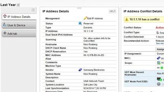 Mit dem Solarwinds IP Control Bundle sollen IT-Profis IP-Konflikte erkennen, die störenden Geräte feststellen und dann den Konflikt sofort auflösen können. (Bild: Solarwinds)