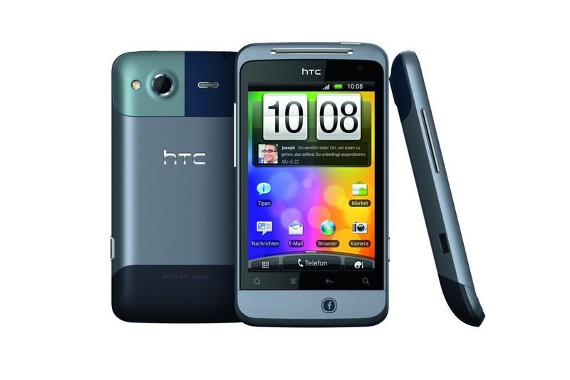 HTC stellt das Smartphone Salsa vor, das für Facebook-Nutzung optimiert ist. In seinem Inneren arbeitet ein Qualcomm-Prozessor mit 600 Megahertz, für`s fotografieren ist eine Fünf-Megapixel-Kamera zuständig. Das Salsa soll im zweiten Quartal für 389 Euro (UVP) auf den Markt kommen. (Archiv: Vogel Business Media)