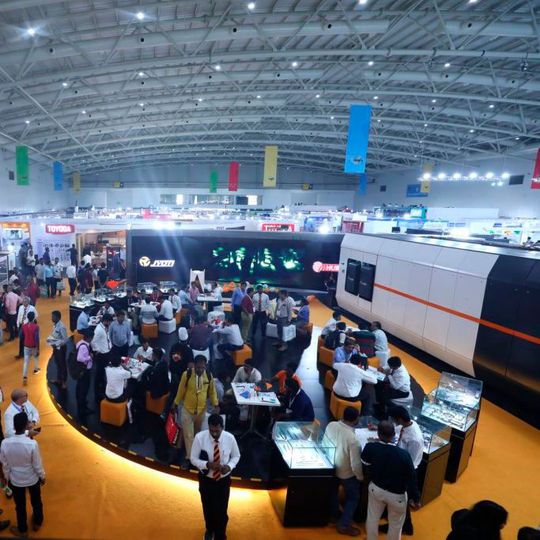 Celebrating 50 years, the massive show was hosted with great pomp and also attracted the who’s who of the machine tool industry. Celebrating 50 years, the massive show was hosted with great pomp and also attracted the who’s who of the machine tool industry.