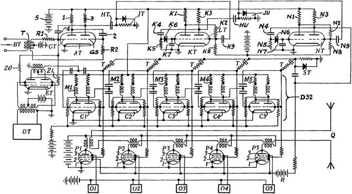 Bild 2: In seinem 1939 eingereichten Patent beschreibt Alec Harvey Reeves ein vollständiges Übertragungssystem.
