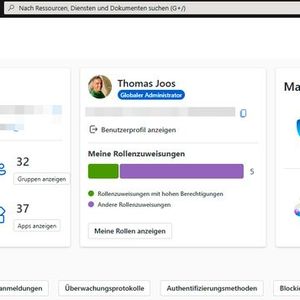 Die Standardeinstellungen für mandantenübergreifenden Zugriff definieren globale Richtlinien für eingehenden und ausgehenden Datenverkehr zwischen externen Tenants. (Bild: Joos)