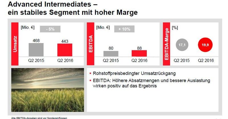Advanced Materials mit hoher Marge (Lanxess)