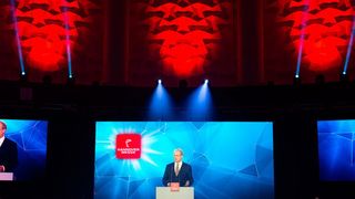 Licht aus, Spot an: Es ist HMI-Zeit in Hannover. (Deutsche Messe AG)