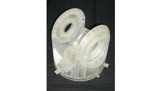 Abb.1: Das Kunstharz Somos WaterShed™ 11120  ermöglicht die Herstellung von hochpräzise abformenden festen Feinguss- Modellen. (Archiv: Vogel Business Media)