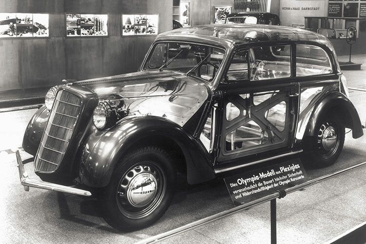 Die selbsttragende Karosserie sorgte für deutlich weniger Gewicht. (Foto: Opel)