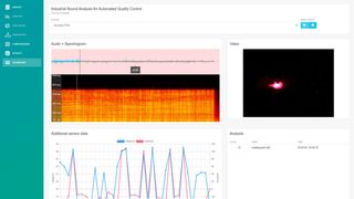 Die multimodalen Sensordaten werden analysiert und liefern ein zeitgleiches und genaues Ergebnis bei der Qualitätskontrolle. (Bild: Fraunhofer IDMT)