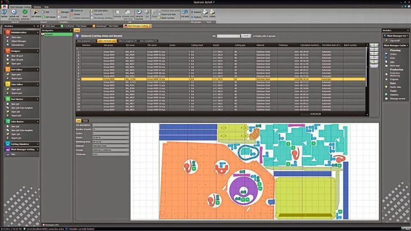 Information Technology (IT) und Operational Technology (OT) wachsen immer stärker zusammen und münden in einer Echtzeit-Konnektivität bisher getrennter Systeme.  (Bystronic)