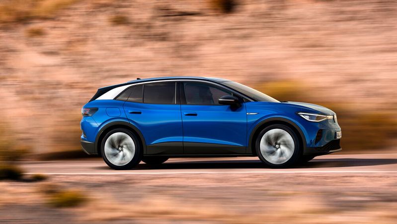 Der VW ID 4 wird das erste „Weltauto“ der Marke auf MEB-Basis.(Bild:  VW)