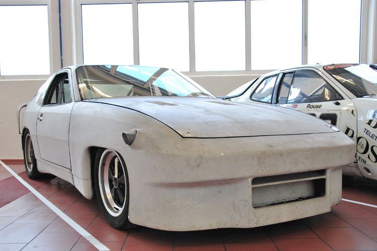 „Alien“-Porsche: Für Hochgeschwindigkeits-Weltrekorde präparierter 924 Turbo Ende der 70er-Jahre (Foto: Dominsky)
