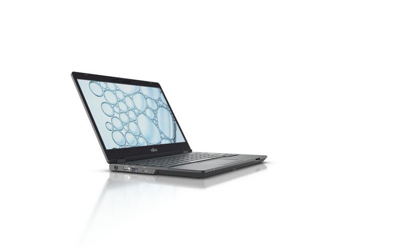 Das Fujitsu Lifebook U7310 verfügt über einen per Knopfdruck aktivierbaren ePrivacy-Filter, der das Sichtfeld des Displays verengt. So wird Dritten das mitlesen von vertraulichen Inhalten erschwert. (Fujitsu)