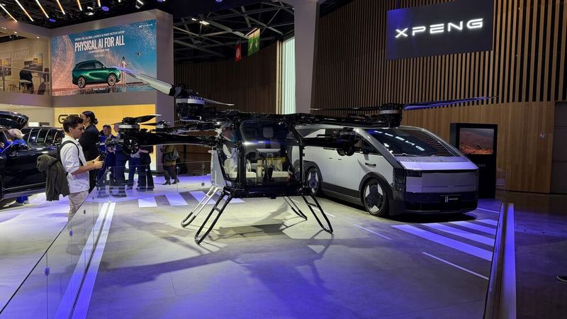 Xpeng continues to make headlines with its aircraft as well. (Image:Wehner - VCG)
