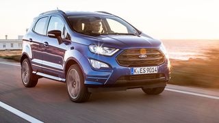 Ford hat dem Ecosport nicht nur ein optisches Update verpasst, sondern auch technisch nachgebessert. (Ford)