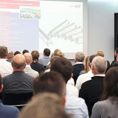 ept TechDay 2025: Mehr als 100 Teilnehmer folgten der Einladung ins bayerische Peiting. (Bild: Kristin Rinortner)