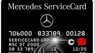 Mit der Mercedes ServiceCard Ladekarte bekommen Fahrer eines Batterie-elektrischen Mercedes-Benz Trucks Zugriff auf UTA Edenreds Netz für öffentliches Laden. (Bild: UTA Edenred)