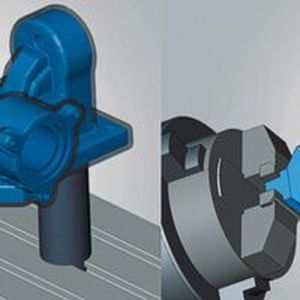NC-Code automatisch ausrichten mit Hypermill Best Fit: Additiv gefertigte, gegossene und geschmiedete Bauteile durch 5-Achs-Fräsen nachzuarbeiten, gelingt jetzt schneller und zuverlässiger.  