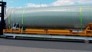 Kann vor- und rückwärts mit dem Stapler bewegt werden: das Tender-System von Bauer. (Bauer)