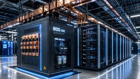 The 800-VDC power distribution system has established itself as a practical way to efficiently supply power to racks, even at the megawatt level. (Source: © zmaj88 – stock.adobe.com / AI-generated)