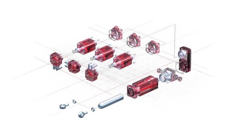 Der Elektrozylinder-Baukasten fügt sich exakt in die jeweilige Schweißzangenkonstruktion ein. (SEW-Eurodrive)